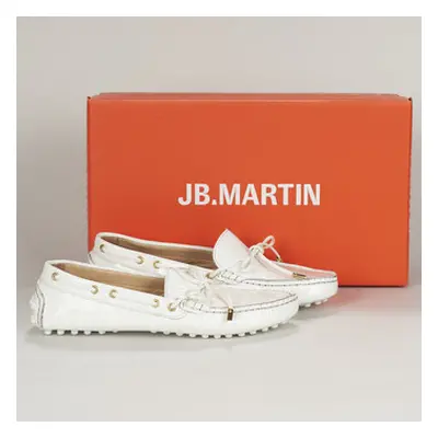 JB Martin CAPRICE women's Loafers / Casual Shoes in White