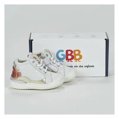 GBB FLEXOO SUNNY girls's Children's Shoes (High-top Trainers) in White