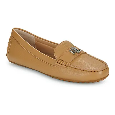 Lauren Ralph Lauren BARNSBURY-FLATS-DRIVER women's Loafers / Casual Shoes in Beige