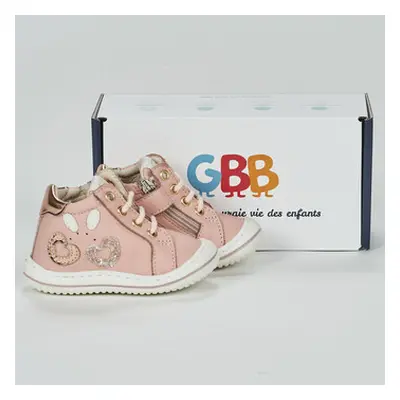 GBB FLEXOO LOVELY girls's Children's Shoes (High-top Trainers) in Pink