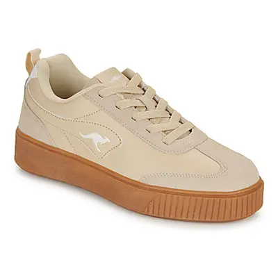 Kangaroos K-Plat Megan women's Shoes (Trainers) in Beige