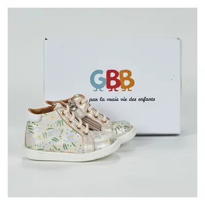 GBB FAMIA girls's Children's Shoes (High-top Trainers) in Gold