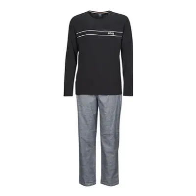 BOSS Dynamic Long Set men's Sleepsuits in Black