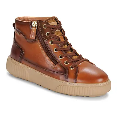 Pikolinos RIELLS W4Z women's Shoes (High-top Trainers) in Brown