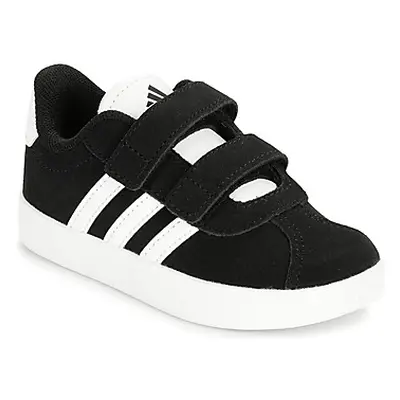 Adidas VL COURT 3.0 CF I girls's Children's Shoes (Trainers) in Black