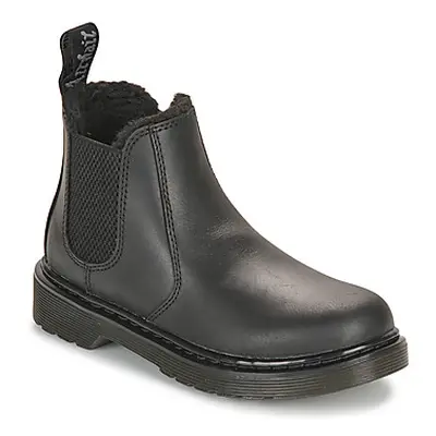 Dr. Martens Leonore Mono J Black Republic Wp girls's Children's Mid Boots in Black