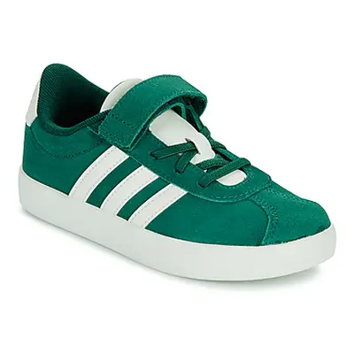 Adidas VL COURT 3.0 EL C girls's Children's Shoes (Trainers) in Green