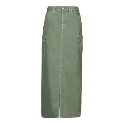 Pepe jeans MAXI SKIRT HW CLR women's Skirt in Kaki