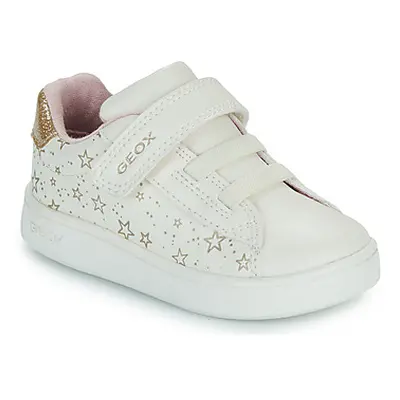 Geox B ECLYPER GIRL girls's Children's Shoes (Trainers) in White