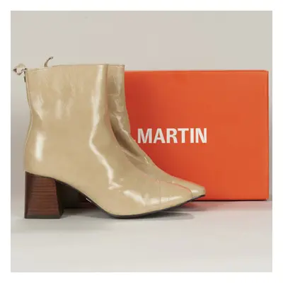 JB Martin VANESSA women's Low Ankle Boots in Beige