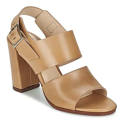 Dune London CUPPED BLOCK HEEL SANDAL women's Sandals in Beige