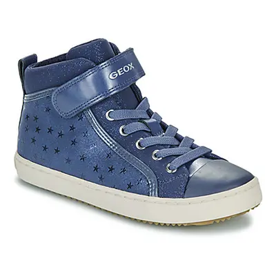 Geox J KALISPERA GIRL girls's Children's Shoes (High-top Trainers) in Blue