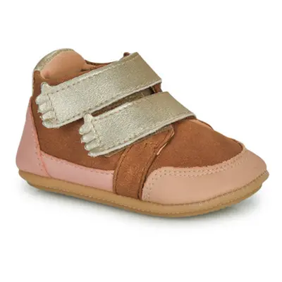 Easy Peasy MY IRUN B girls's Children's Shoes (High-top Trainers) in Brown