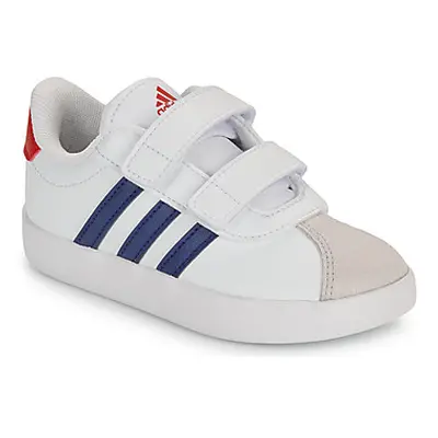 Adidas VL COURT 3.0 CF I boys's Children's Shoes (Trainers) in White