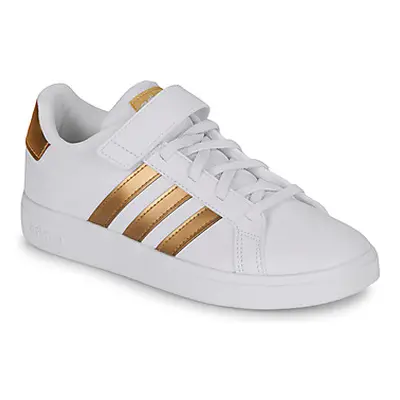 Adidas GRAND COURT 2.0 EL girls's Children's Shoes (Trainers) in White