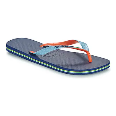 Havaianas BRASIL MIX men's Flip flops / Sandals (Shoes) in Blue