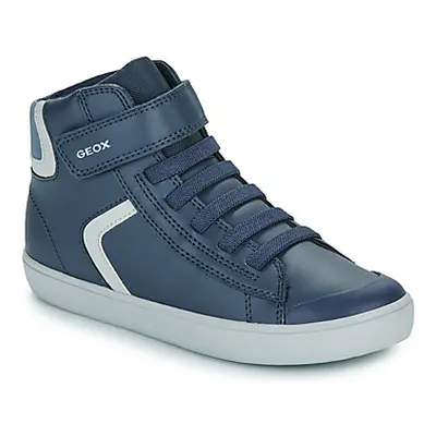 Geox J GISLI BOY boys's Children's Shoes (High-top Trainers) in Blue