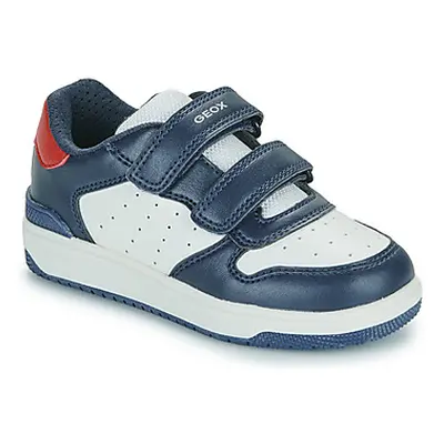 Geox J WASHIBA BOY boys's Children's Shoes (Trainers) in White