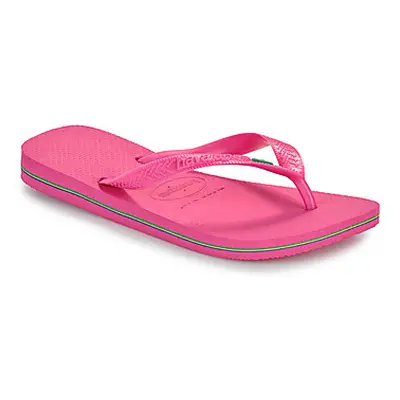 Havaianas BRASIL women's Flip flops / Sandals (Shoes) in Pink