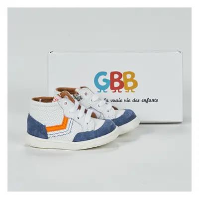 GBB VIGO boys's Children's Shoes (High-top Trainers) in White