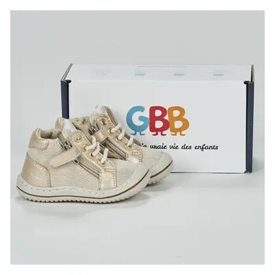 GBB FLEXOO ZIPETTE girls's Children's Shoes (High-top Trainers) in Beige