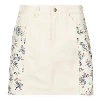 Pepe jeans MINI SKIRT HW PAISLEY women's Skirt in Beige