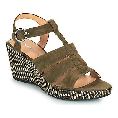 Adige FLORY V5 VELOURS MILITAIRE women's Sandals in Kaki