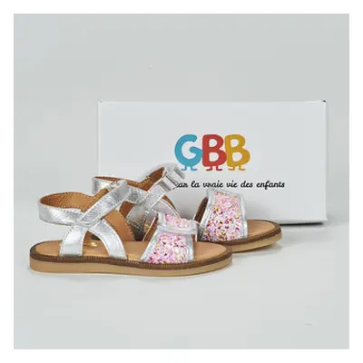 GBB JOSEPHINE girls's Children's Sandals in Silver