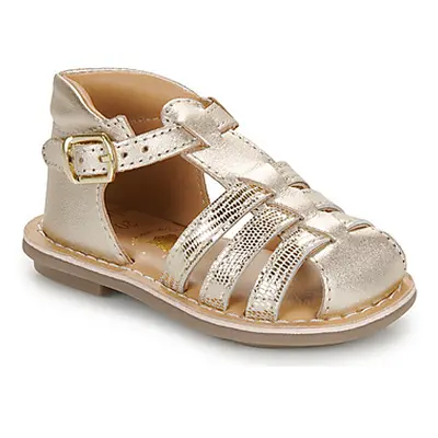 Minibel ROSE girls's Children's Sandals in Gold