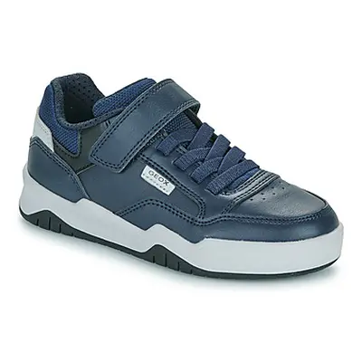 Geox J PERTH BOY boys's Children's Shoes (Trainers) in Marine