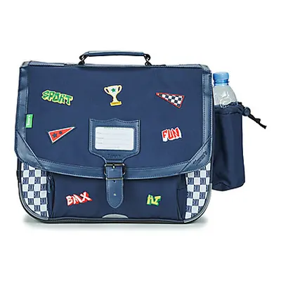 Tann's MATHEO CARTABLE 38 CM POCHE GOURDE boys's Briefcase in Blue