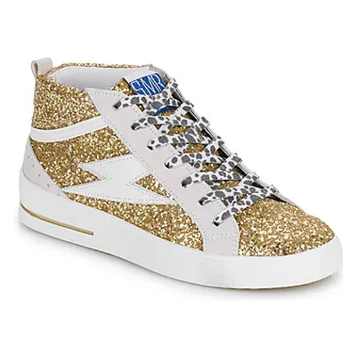 Semerdjian GIBRA women's Shoes (High-top Trainers) in Gold