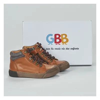 GBB AI353-14-C-ECH boys's Children's Shoes (High-top Trainers) in Brown