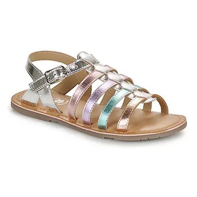 Minibel BERGAMOTTE girls's Children's Sandals in Silver