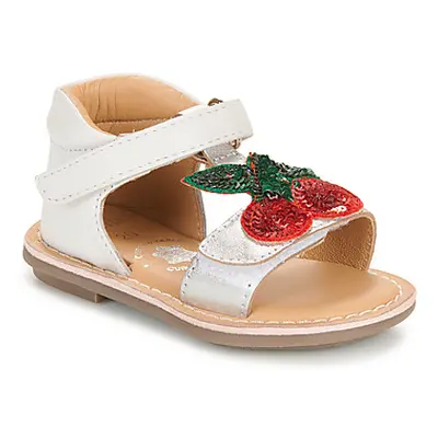 Minibel CERISE girls's Children's Sandals in Silver