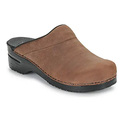 Sanita KARL OPEN OIL men's Clogs (Shoes) in Brown