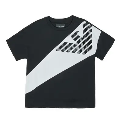 Emporio Armani Blaise boys's Children's T shirt in Black