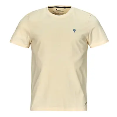 Faguo ARCY T-SHIRT COTTON men's T shirt in Beige