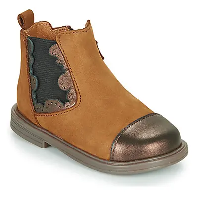 Little Mary ELVIRE girls's Children's Mid Boots in Brown