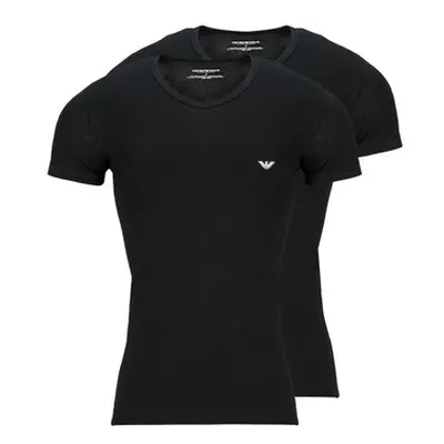 Emporio Armani CC717-111512 men's T shirt in Black