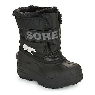 Sorel CHILDRENS SNOW COMMANDER boys's Children's Snow boots in Black