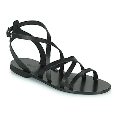 Maison Minelli HOULLY women's Sandals in Black