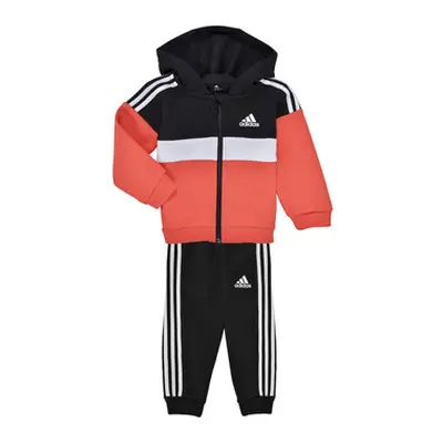 Adidas Tiberio 3-Stripes Colorblock Fleece Track Suit boys's Sets & Outfits in Black