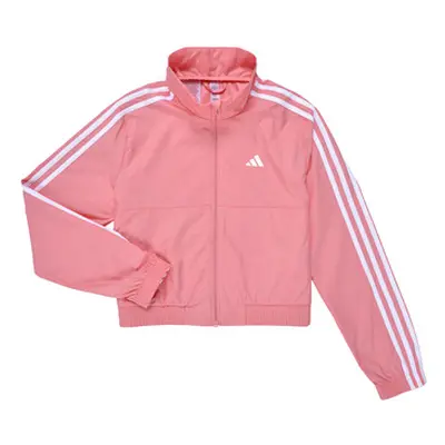 Adidas Train Essentials Full-Zip Hooded Jacket girls's in Pink