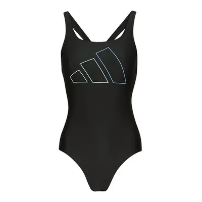 Adidas Big Bars X-Back Swimsuit women's in Black