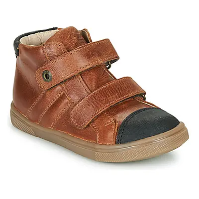 GBB KERWAN boys's Children's Shoes (High-top Trainers) in Brown