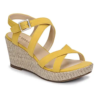 JB Martin DARELO women's Sandals in Yellow