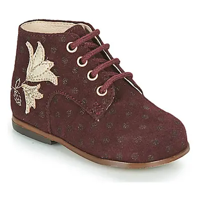 Little Mary MEIGE girls's Children's Shoes (High-top Trainers) in Bordeaux