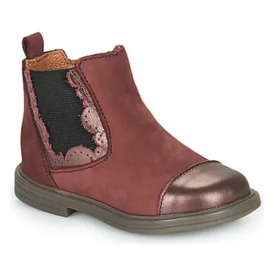 Little Mary ELVIRE girls's Children's Mid Boots in Bordeaux