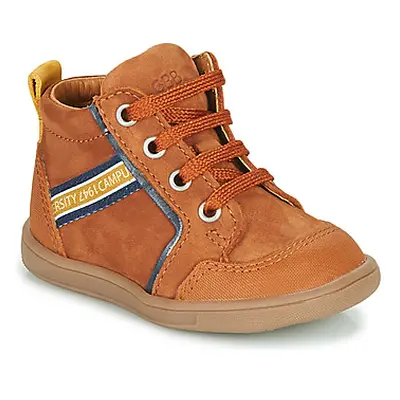 GBB GERMAIN boys's Children's Shoes (High-top Trainers) in Brown